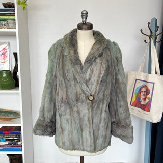 Manteau vintage en fourrure