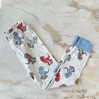 Pantalon leggings pyjama dinosaures Deux par Deux 4 ans