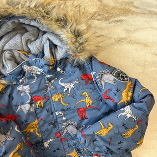 Manteau d'hiver dinosaures Deux par Deux 4 ans