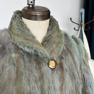 Manteau vintage en fourrure
