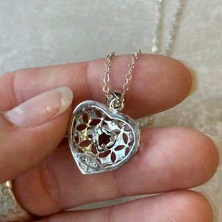Collier cœur argent 925 Avon