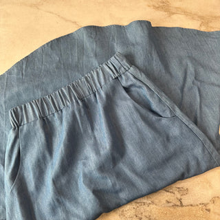 Jupe en chambray Meemoza