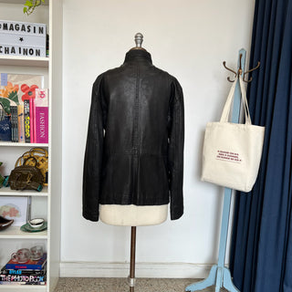 Manteau en cuir Armani Collezioni