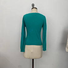 Charger l&#39;image dans la galerie, Chandail à manches longues BCBG Maxazria turquoise
