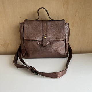 Sac bandoulière cuir cuivré Paul Marius