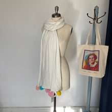 Charger l&#39;image dans la galerie, Foulard blanc MC Lorene

