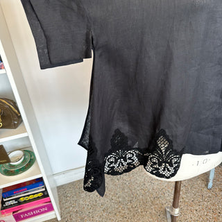 Chemise à manches courtes en lin Beatrice