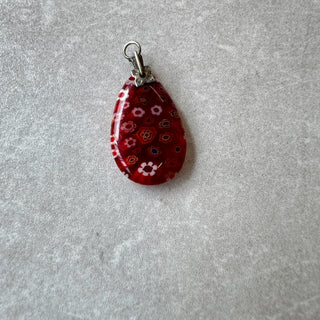 Pendentif goutte millefiori