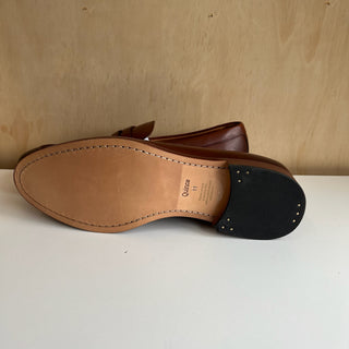 Chaussures penny en cuir Quince