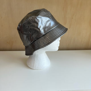 Chapeau cloche argenté Palme