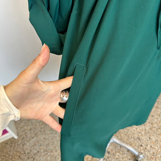 Robe verte Anastasia Annick