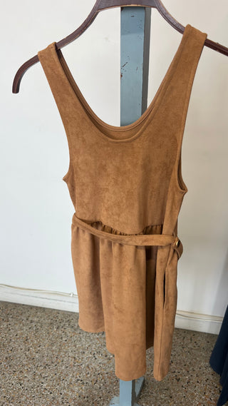 Robe effet suède avec sacoche lama Deux par Deux 10 ans