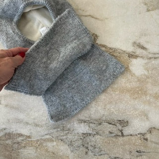 Passe-montagne en tricot Deux par Deux 6/24 mois