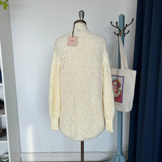 Cardigan crème scintillant (nude)