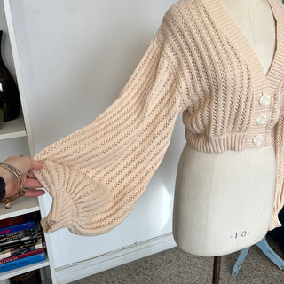 Chandail cardigan en maille Sabo Skirt