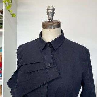 Robe chemisier en flanelle japonaise Nishi Vallier