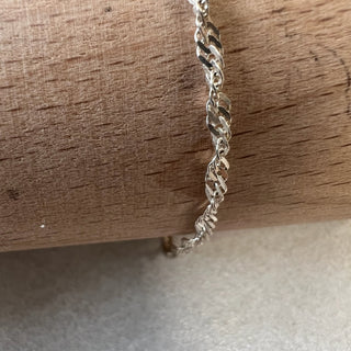 Bracelet torsadé argent 925