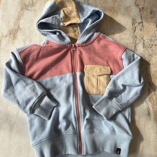Veste en molleton à capuchon Deux par Deux