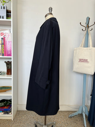 Manteau trench coat imperméable doublé en laine Aquascutum