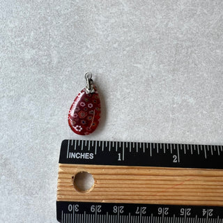 Pendentif goutte millefiori