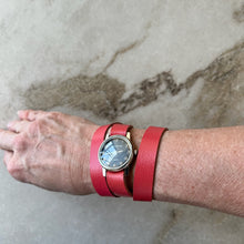 Charger l'image dans la galerie, Montre 26mm bracelet long rose Chikiboom
