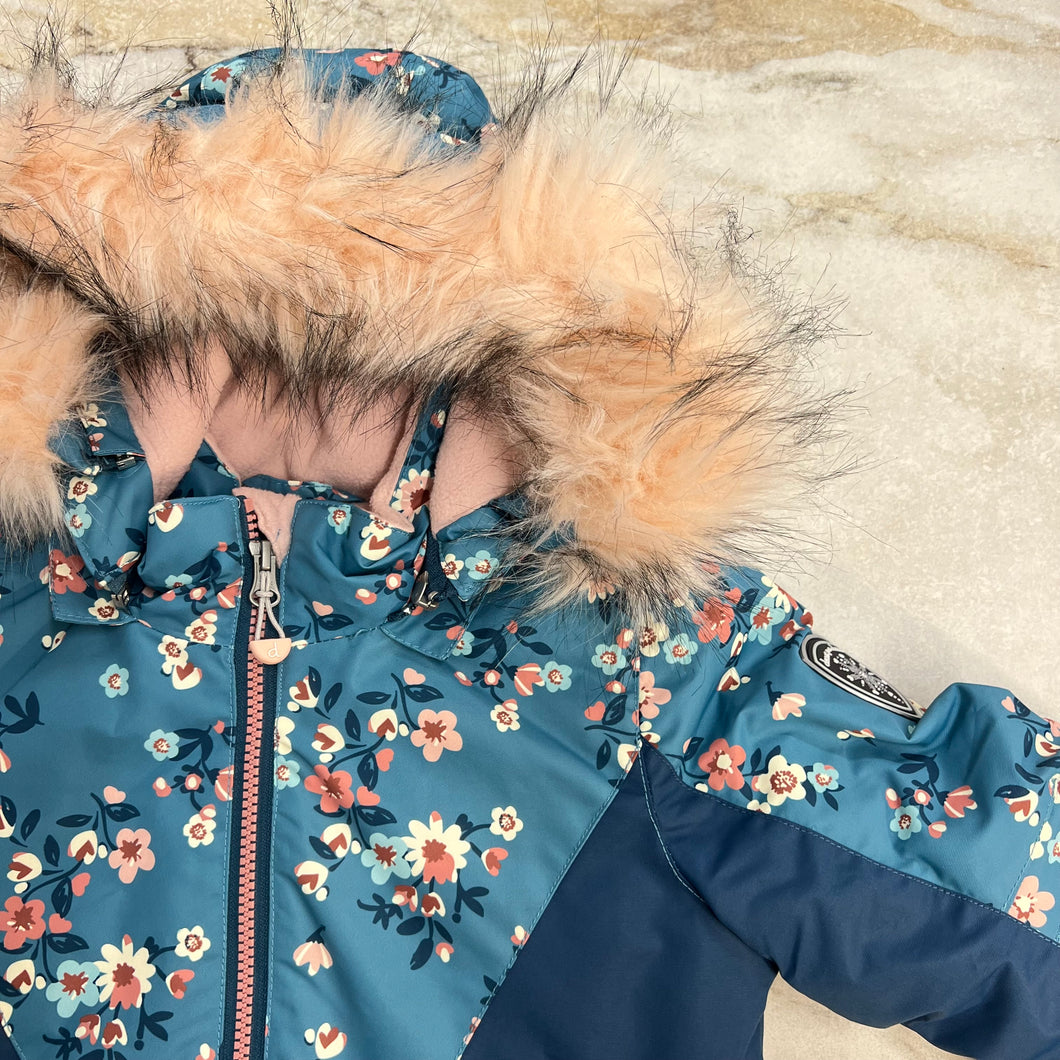 Manteau d'hiver fleurs Deux par Deux 4 ans