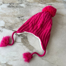 Charger l&#39;image dans la galerie, Tuque hiver rose paillettes Deux par Deux
