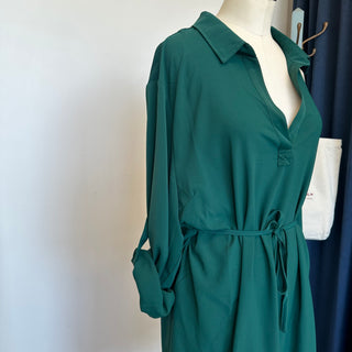Robe verte Anastasia Annick
