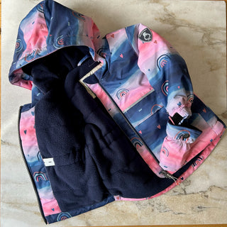 Manteau d'hiver arc-en-ciel Deux par Deux 12 mois