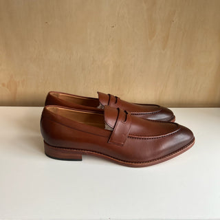 Chaussures penny en cuir Quince