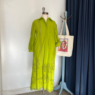 Robe verte Ellide Beatrice