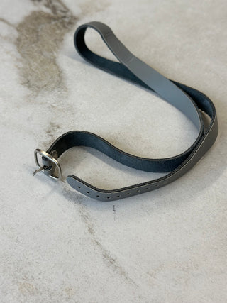 Bracelet long pour montre 26mm cuir gris Chikiboom