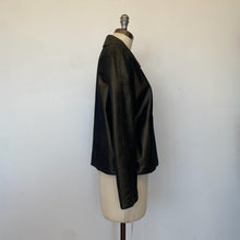 Charger l&#39;image dans la galerie, Manteau de cuir réversible Lavoie Morin cuir et fourrures
