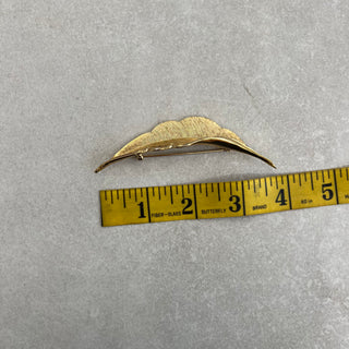 Broche feuille Marcel Boucher