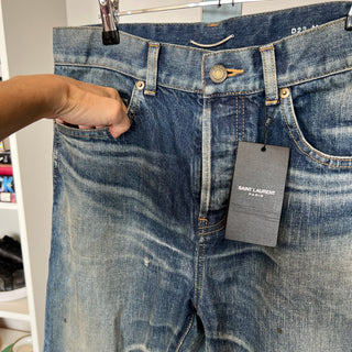 Pantalon jeans droit Saint-Laurent