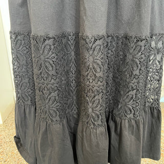 Robe midi noire Red Valentino