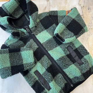 Manteau en sherpa mi-saison Deux par Deux 4 ans