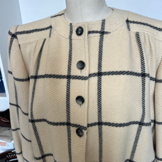 Manteau vintage en laine Valentino Miss V