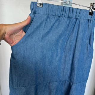 Jupe en chambray Meemoza