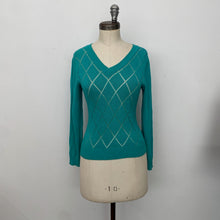 Charger l&#39;image dans la galerie, Chandail à manches longues BCBG Maxazria turquoise
