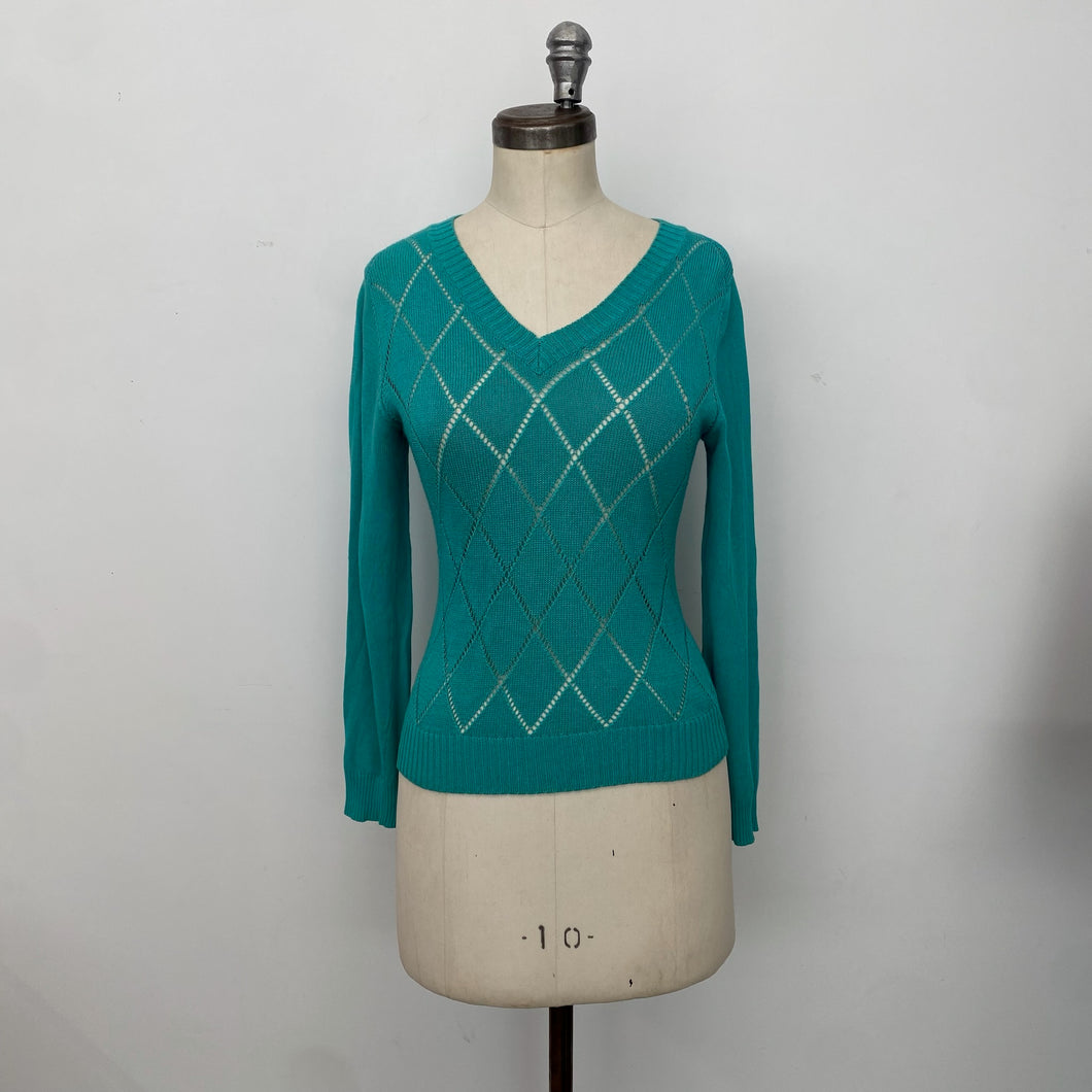 Chandail à manches longues BCBG Maxazria turquoise