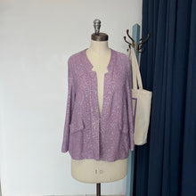 Charger l'image dans la galerie, Veston violet à sequins Amina Rubinacci

