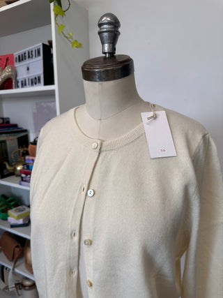 Cardigan en cachemire House of Liberty crème