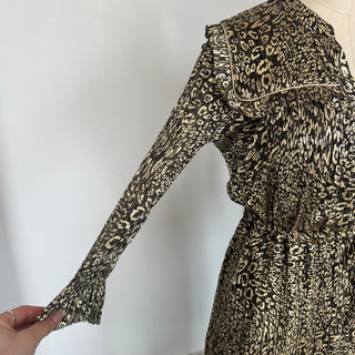 Robe imprimé doré Scarlet Roos