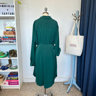 Robe verte Anastasia Annick