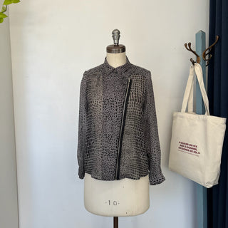 Chemisier imprimé animal The Kooples