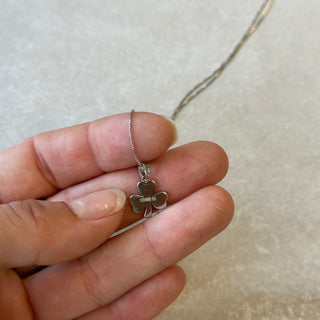 Collier trèfle argent 925 Solvar