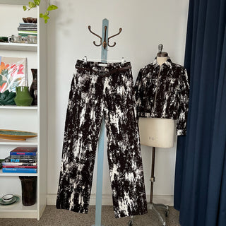Pantalon tacheté Zara