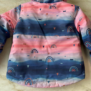 Manteau d'hiver arc-en-ciel Deux par Deux 12 mois