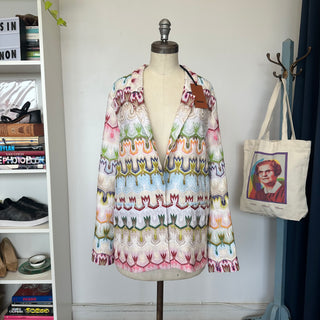 Veston tricoté à motifs floraux Missoni